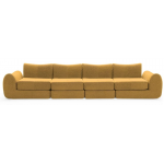 MorphSofa Morph 336 CushyCurl 4-Seater Sofabed 壓縮梳化床 (芥末黃)